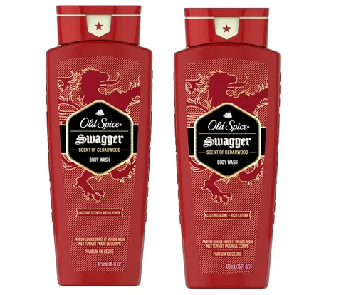 Vista 5 de Old Spice Gel de baño Red Zone - Swagger - 16 oz (PG-1139)