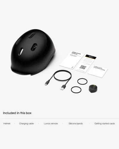 Vista 9 de Lumos Nyxel Smart Bike Helmet, Customizable Front and Back LED Lights with Turn Signals, 360° Visibility App Controlled Comfortable & Lightweight