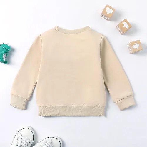 Vista 5 de Ropa a juego para bebé niño y niña, sudadera con cuello redondo y sudadera de gran