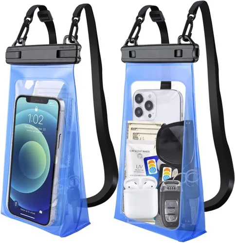 Vista 7 de Bolsa impermeable flotante para teléfono de gran capacidad, funda impermeable para iPhone 15 14 Pro Max 13 12 11 X XR 8 Plus Samsung hasta 6.9