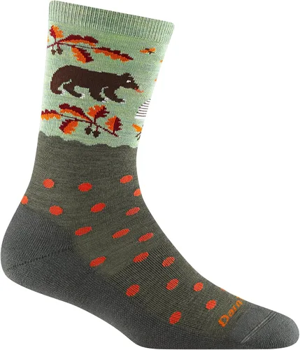 Vista 5 de Darn Tough Vermont Wild Life Crew Ligero con Cojín (6105)