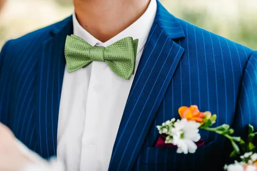 Vista 74 de HISDERN Pajaritas para hombre, diseño de lunares, corbatín y bolsillo cuadrado, clásico, esmoquin de negocios, boda, pajaritas, pañuelo