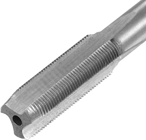 Vista 5 de uxcell Grifo de rosca métrica M7 x 0.5 H2 3.937 in extra largo recto flauta rosca rosca fresadora roscado roscado herramienta de reparación