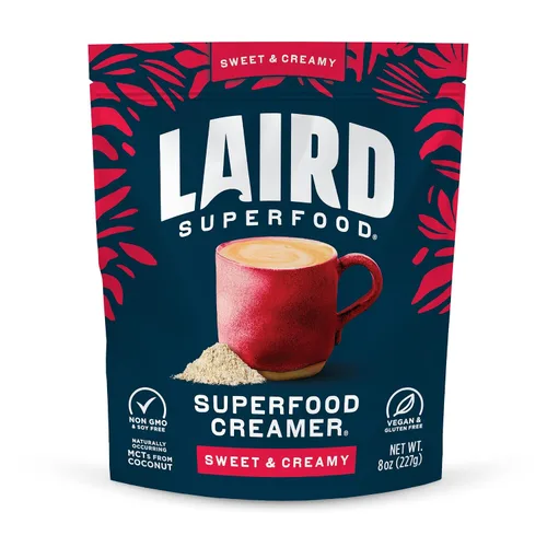 Vista 26 de Laird Superfood Creamer - Crema en polvo sabor a cacao, 8 onzas