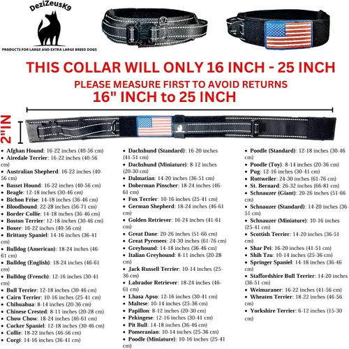 Vista 5 de Collar táctico para perros de 2 pulgadas de ancho con asa de control, ajustable para perros medianos y grandes, estilo militar con hebilla de metal