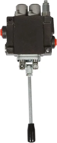 Vista 4 de Válvula hidráulica Válvula de control direccional hidráulica Válvula de doble efecto 2 carrete 11 GPM 3600 PSI Puertos SAE para tractores pequeños