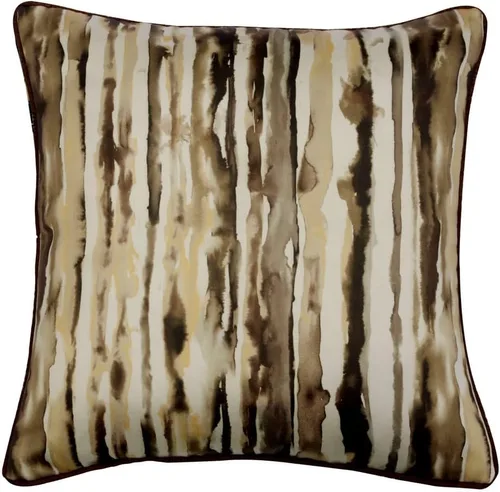 Vista 25 de The HomeCentric Funda de almohada decorativa marrón de 12 x 12 pulgadas, fundas de almohada de piel sintética con textura y almohadas sólidas