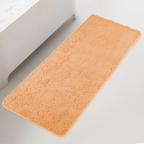Vista 32 de Yeaban Alfombra de pasillo de baño de 24 x 72 pulgadas, antideslizante, alfombra de baño larga de felpilla gruesa, absorbente y lavable, alfombra