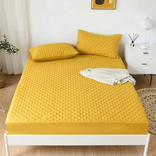 Vista 14 de jejeloiu Protector de colchón acolchado negro, 100% impermeable, transpirable, tamaño individual, protector de colchón de 14 pulgadas de profundidad