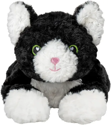 Vista 19 de Vacas de peluche microondables y ponderadas - Almohadilla de calentamiento sin olor de 1.5 libras para aliviar los calambres menstruales, el dolor