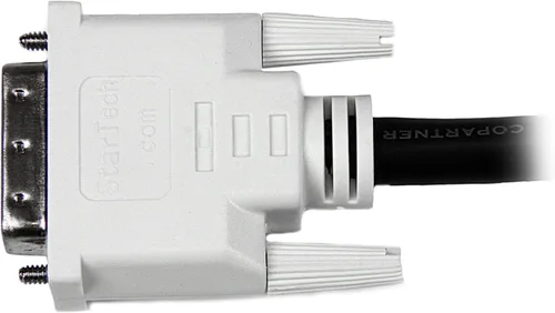 Vista 3 de StarTech Cable DVI de doble enlace de 1 pie, macho a macho, 2560 x 1600, cable DVI