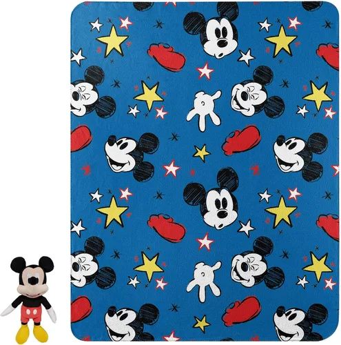 Vista 4 de Disney Marvel Spider Man Jump Swing Spidey Character - Juego de almohada y manta de forro polar, 40 x 50 pulgadas