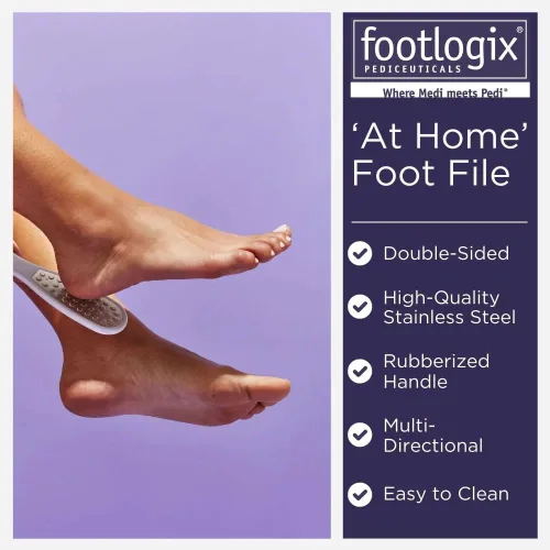 Vista 3 de FOOTLOGIX Lima de doble cara con mango de goma