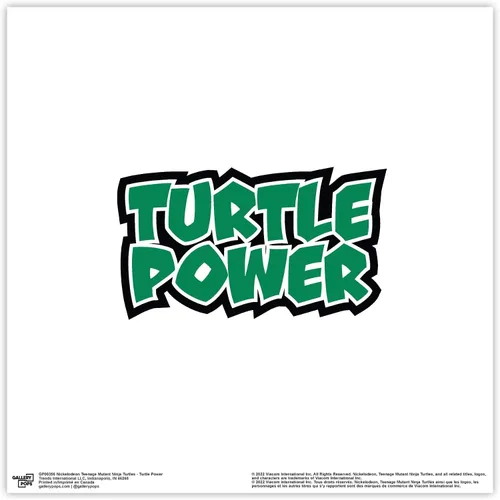 Vista 10 de Trends International Gallery Pops Nickelodeon Teenage Mutant Ninja Turtles - Póster de pared de poder de tortuga, 12 x 12 pulgadas, versión