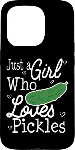 Vista 14 de Pickles Just A Girl Who Loves Funny Case for iPhone 16