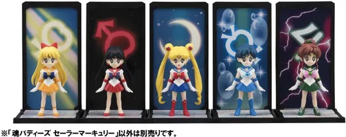 Vista 5 de Bandai Tamashii Nations Buddies Mercury "Sailor Moon" figura de acción, multicolor (BAN92039)
