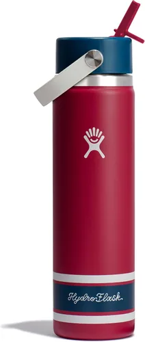Vista 8 de Hydro Flask de boca ancha con tapa Flex de pajita de 24 onzas Agave