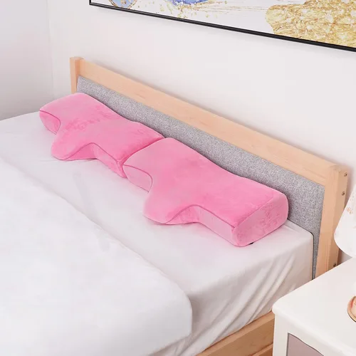 Vista 6 de Almohada de pestañas para extensiones de pestañas, almohada de espuma viscoelástica para el cuello, extensión de pestañas, curva ergonómica que