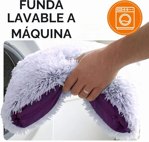 Vista 6 de Cheer Collection Almohadas Decorativas para Sofá y Cama, Almohadas Decorativas Suaves de Pelo Largo con Rellenos Incluidos, Acogedoras Almohadas