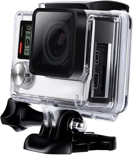 Vista 6 de Suptig Funda protectora de carga con alambre conectable, esqueleto protector lateral abierto compatible con cámara GoPro Hero 4 Hero 3, 3+.