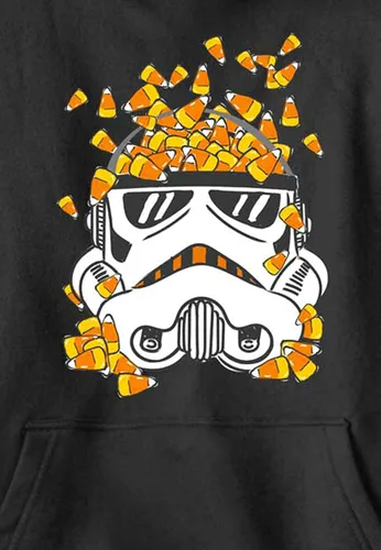 Vista 2 de STAR WARS Sudadera con capucha Candy Corn Trooper para niño
