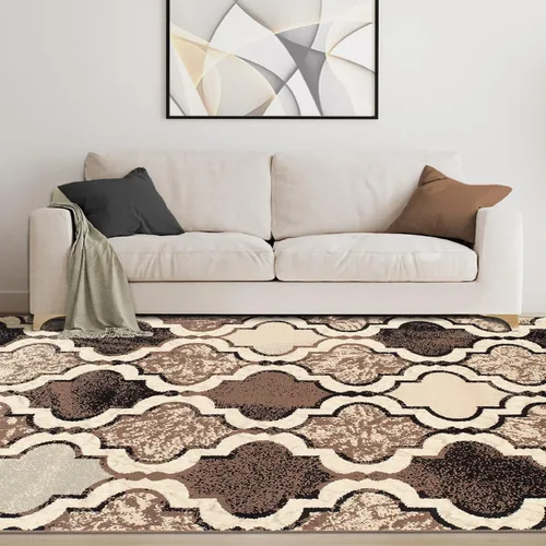 Vista 18 de BLUENILEMILLS BNM - Alfombra de pasillo para interiores con respaldo de yute, perfecta para cocina, dormitorio, madera dura, sala de estar Beige