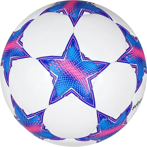 Vista 2 de Balón de fútbol Runleaps tamaño 1.5 y tamaño 3 y tamaño 4 y tamaño 5 para niños y adultos, pelotas de juguete con patrón de estrellas