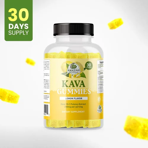 Vista 3 de Amazing Botanicals Zesty - Gomitas de limón y kava, 250 mg por gomita, ayuda natural para dormir para relajación y noches reparadoras, sin OMG