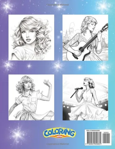 Vista 2 de Swifties A Coloring Book For Kids