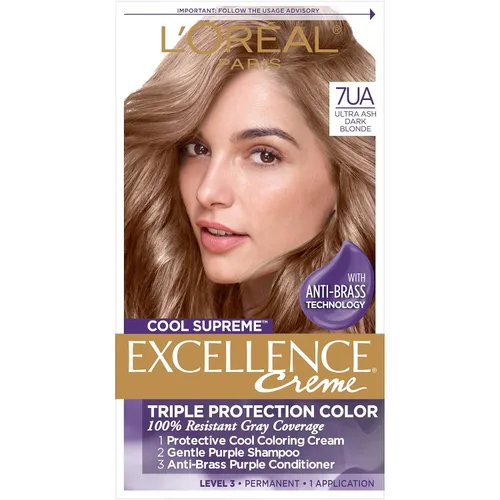 Vista 4 de L'Oreal Paris Excellence Creme Blonde Supreme - 02 rubio natural extra claro (natural) 1 cada uno (paquete de 4)