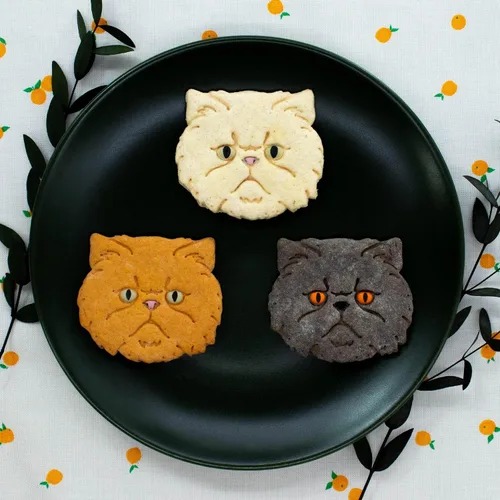 Vista 6 de Cortador de galletas de gato persa, 1 pieza - Bakerlogy