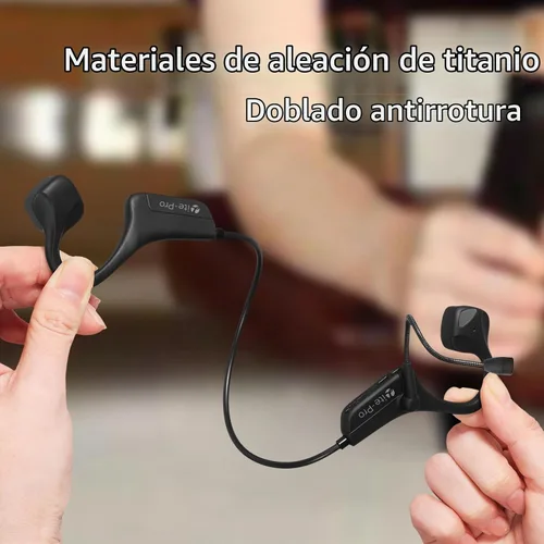 Vista 5 de Audífonos Bluetooth con micrófono, auriculares de diadema con micrófono, audífonos con cancelación de ruido y conexión multipunto Bluetooth 5.0