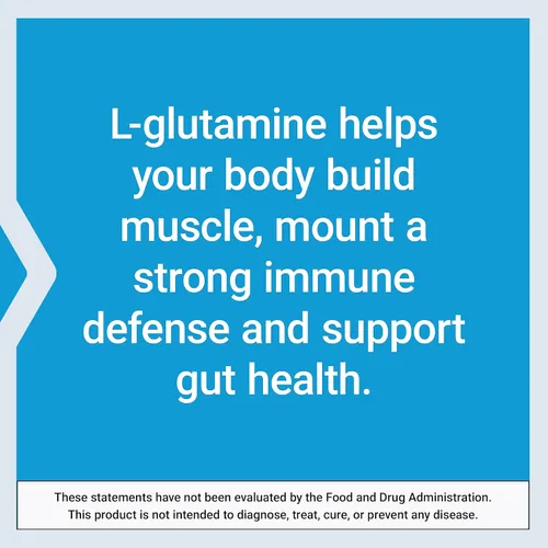 Vista 6 de Life Extension L-Glutamina, 500 mg de L-glutamina, aminoácido, apoya la salud muscular y la salud inmune, sin gluten, sin OMG, 100 cápsulas