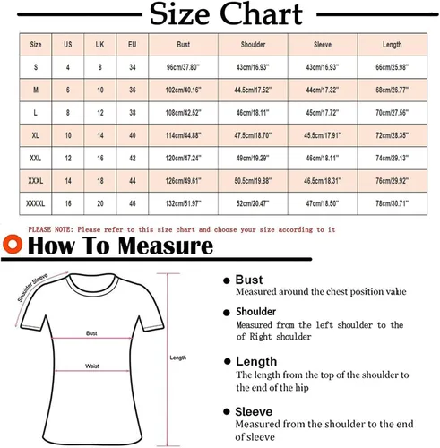 Vista 3 de Women's Tops,Womens Tops 34 Sleeve Crewneck Cute Shirts Casual Print Trendy Tops Three Guarter Length T Shirt