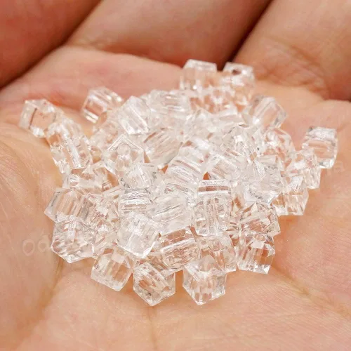 Vista 4 de Odoria 1/12 cubos de hielo en miniatura accesorios de decoración de casa de muñecas