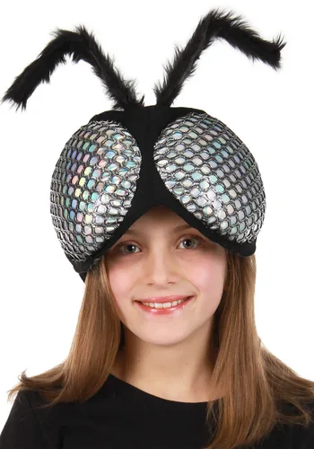 Vista 2 de Diadema de Peluche con Ojos Holográficos de Mosca Multicolor