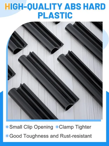 Vista 4 de 48 piezas de clips para cubierta de piscina de invierno de 4.7" - Kit de cierre de piscina para piscinas de pared de acero sobre el suelo