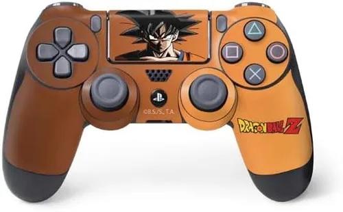 Vista 21 de Skinit Calcomanía para juegos compatible con el controlador de PS4, diseño oficial de Dragon Ball Z Red Ribbon Army Negro - DRGBLZ10
