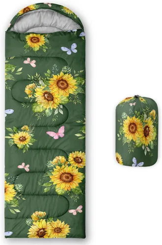 Vista 10 de Sleeping Bags for Adults and Kids Camping Sleeping Bags for Girls and Boys Lightweight Waterproof Cold/Warm 3-Season Outdoor Travel with Compression