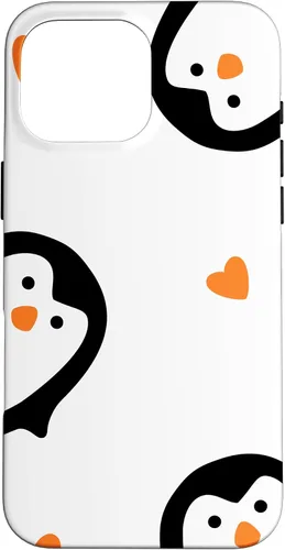 Vista 19 de Cute Penguins Hearts Phone Case for iPhone 17