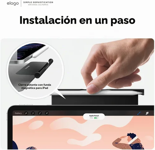 Vista 3 de Elago - Soporte metálico para Apple Pencil Series