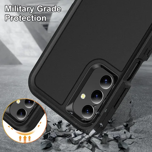 Vista 7 de IDweel Funda rígida para Samsung Galaxy A15 5G de 6.5 pulgadas, resistente a los golpes, antiarañazos, ajuste delgado, ligera, duradera, con función