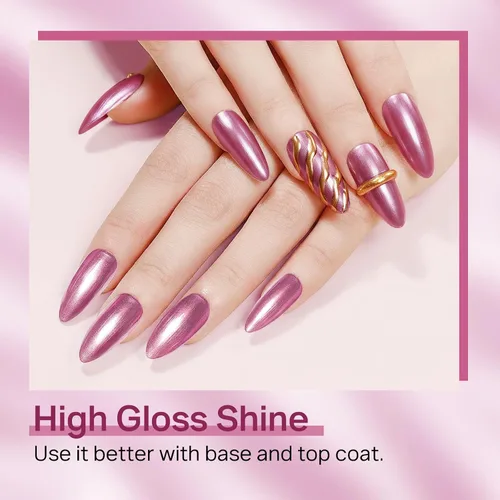 Vista 16 de MIZHSE Esmalte de uñas blanco perla de secado rápido, esmalte de uñas
