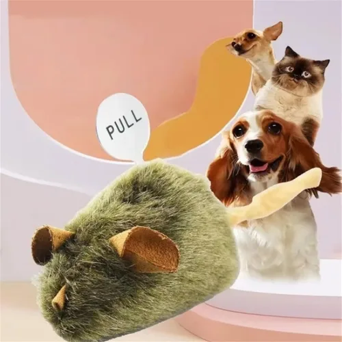 Vista 8 de Juguete interactivo para gatos, juguete automático chirriante automático para jugar a sí mismo, ejercicios de interior interactivo con sonido