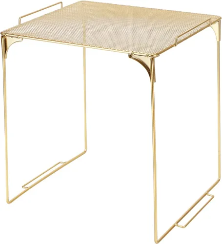 Vista 10 de Estante organizador de casillero apilable extra para casillero escolar, organizador de armario de almacenamiento, accesorios adecuados para la Negro