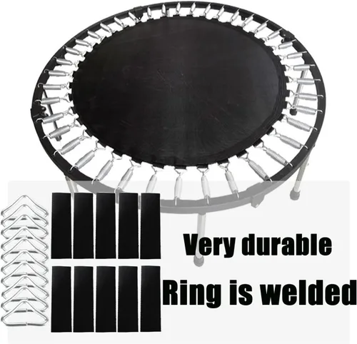 Vista 4 de Trampolín Primavera Trampolín Anillo Trampolín Accesorios Trampolín Triángulo Hebilla 10 paquetes