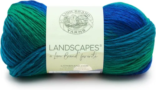 Vista 16 de Lion Brand Yarn - Hilo Landscapes (1 madeja), Desert Spring