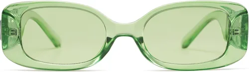Vista 3 de Gafas de sol rectangulares para mujeres y hombres, de moda, retro, con marco cuadrado, AP3653