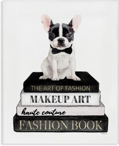Vista 18 de Stupell Industries Fancy Boston Terrier - Estantería para perros, diseño de Amanda Greenwood Stupell Industries · By Amanda Greenwood · Ready to