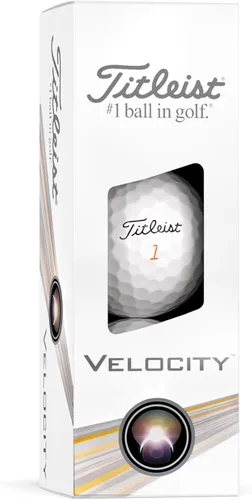 Vista 6 de Titleist Velocity - Pelotas de golf de generación anterior Blanco